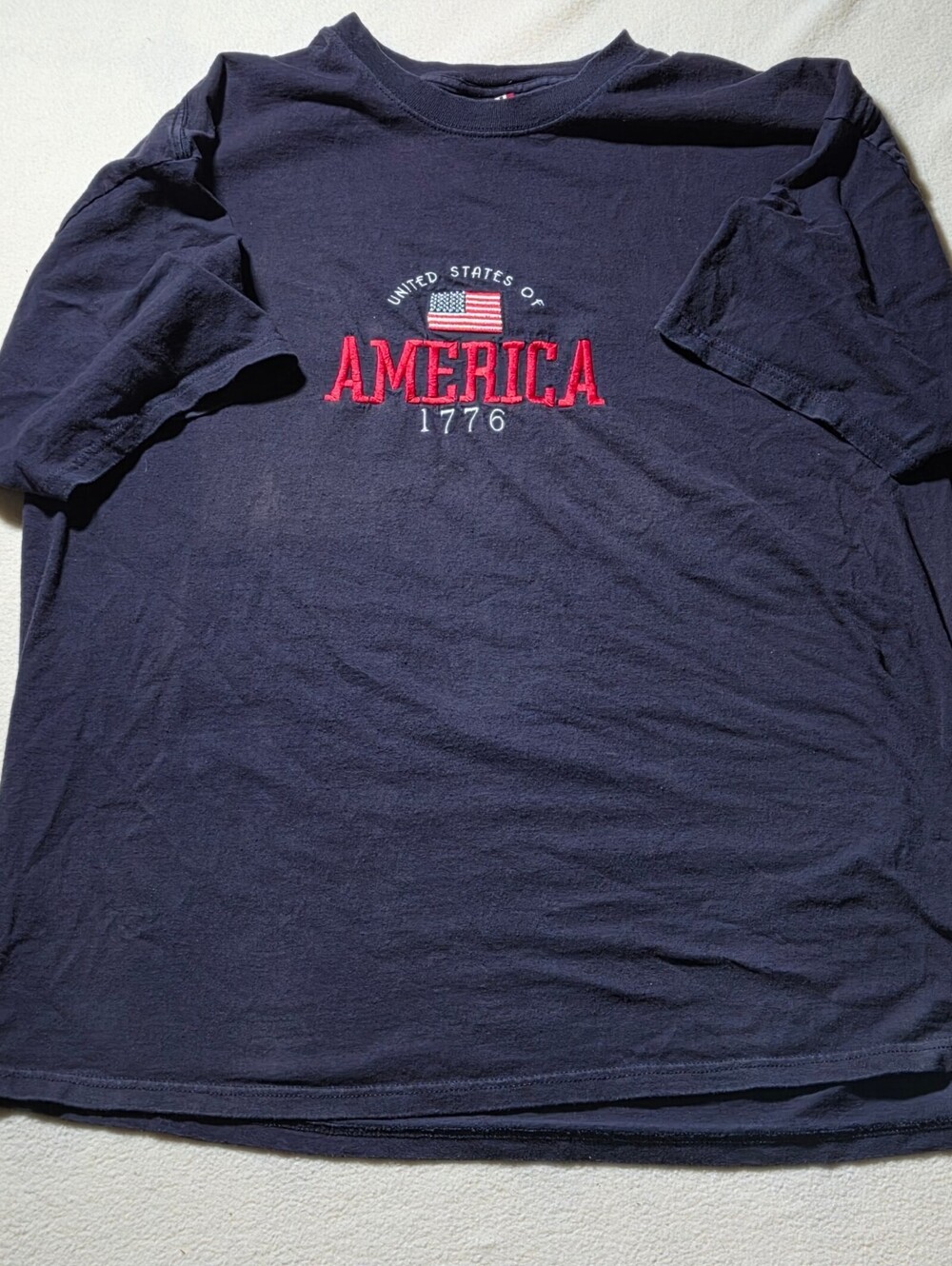 Old Varsity Brand America 1776 navy T-shirt